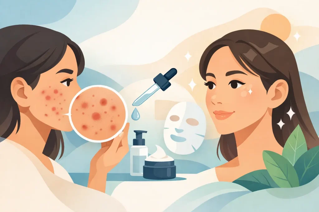 How to Fade Post Acne Marks Properly