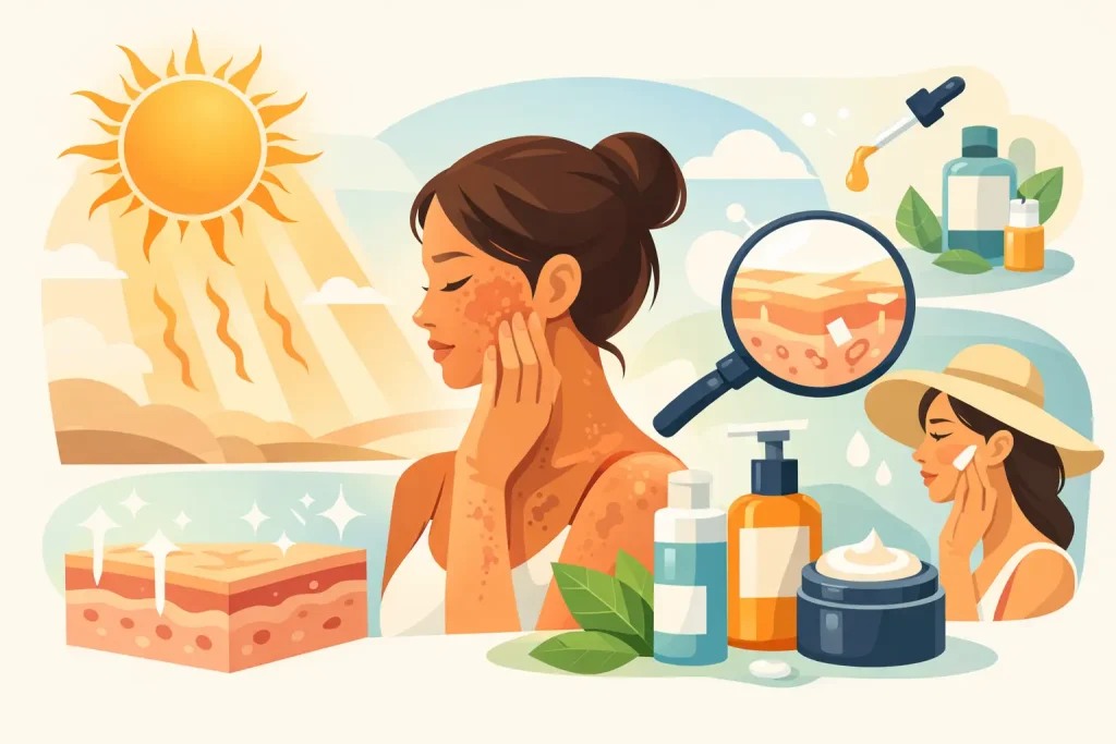 How to Treat Sun Damaged Skin Properly