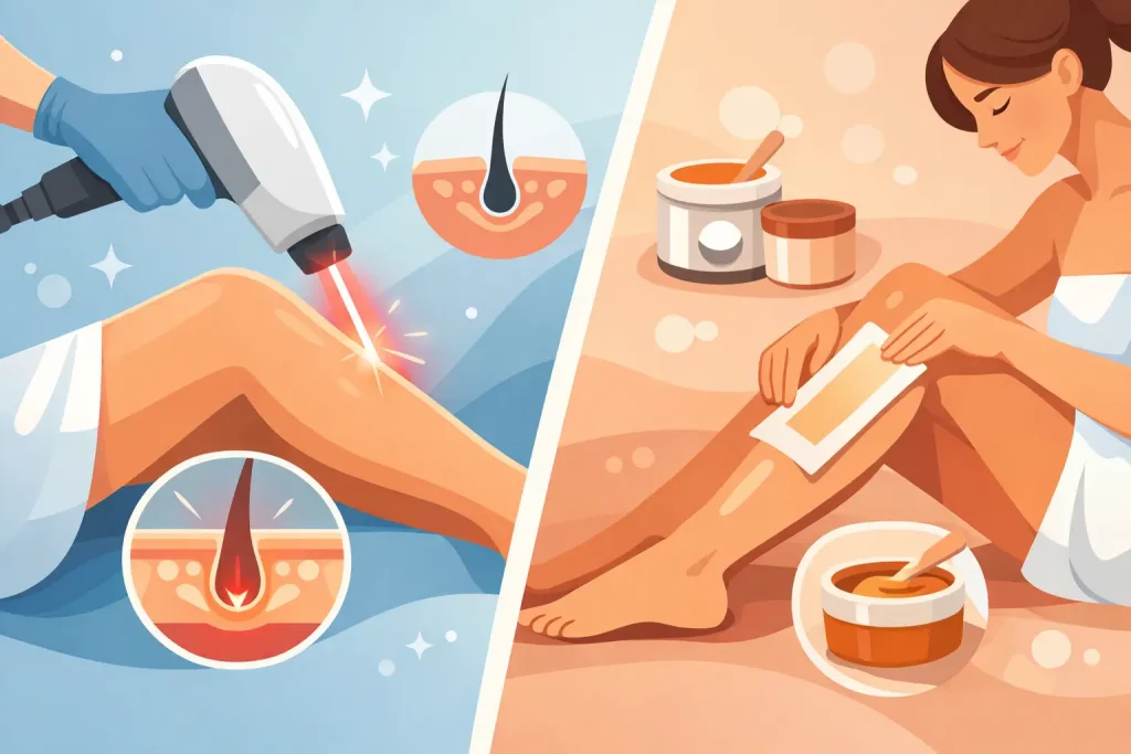 Laser Hair Removal or Waxing?