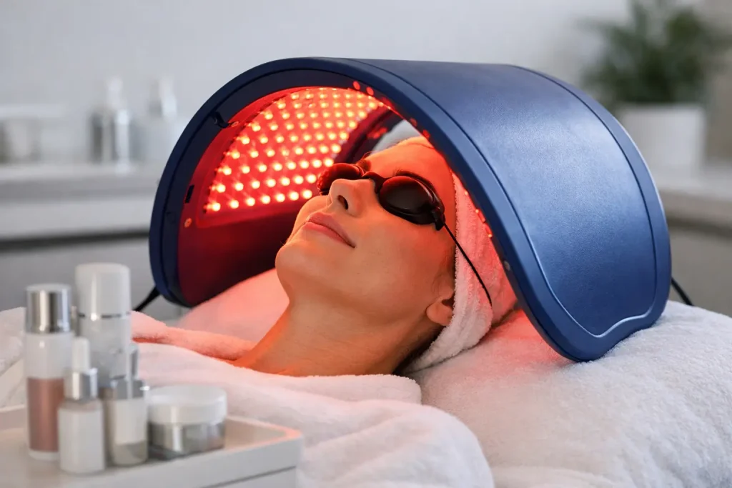 How to Use LED Light Therapy Properly
