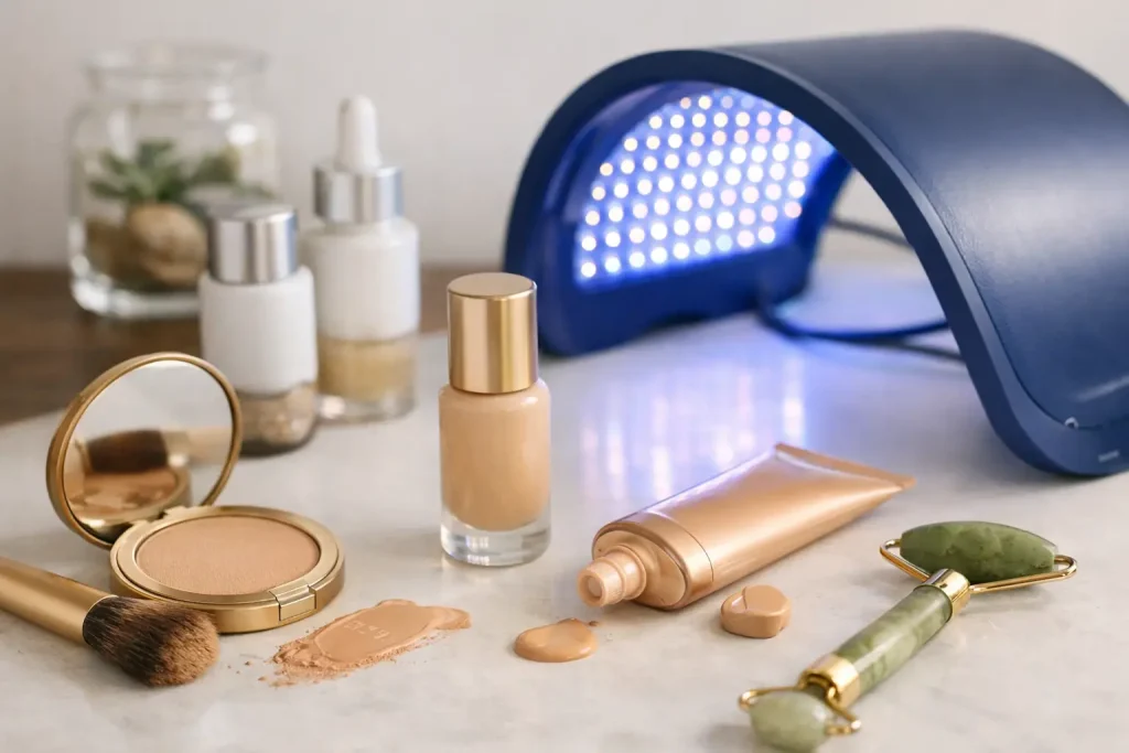 Jane Iredale foundation for rosacea-prone skin