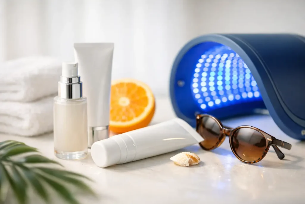 How to Layer Vitamin C and Sunscreen